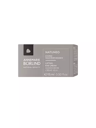 ANNEMARIE BÖRLIND | Augencreme - NATUNEO Lifting Eye Cream 15ml | 